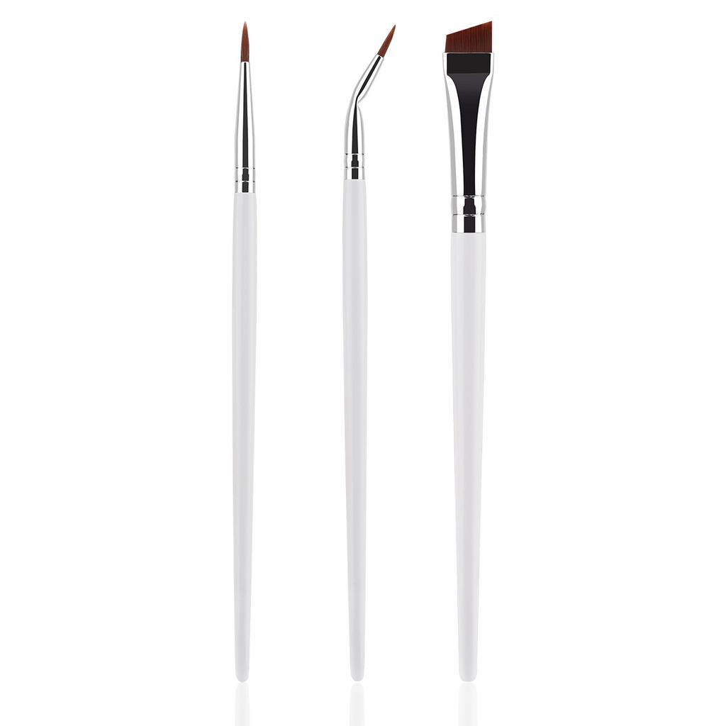 3 Elbows, Eyeliner Brush, Fine Oblique Head, Blade Brush, Eye Detail Brush, Ultra-thin Eyebrow Brush, Beauty Tool.