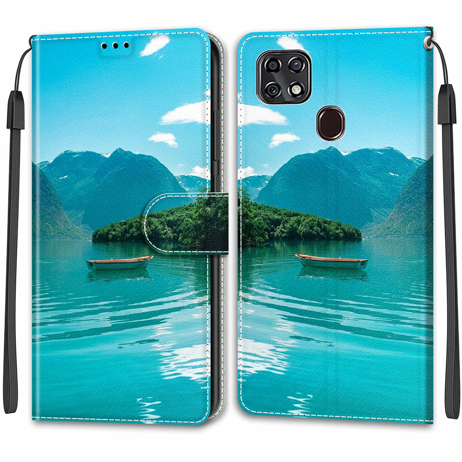 

Роскошный окрашенный кожаный чехол-кошелек в стиле книги, защитный чехол для ZTE Blade 20 Smart ZTE Blade 20 smart