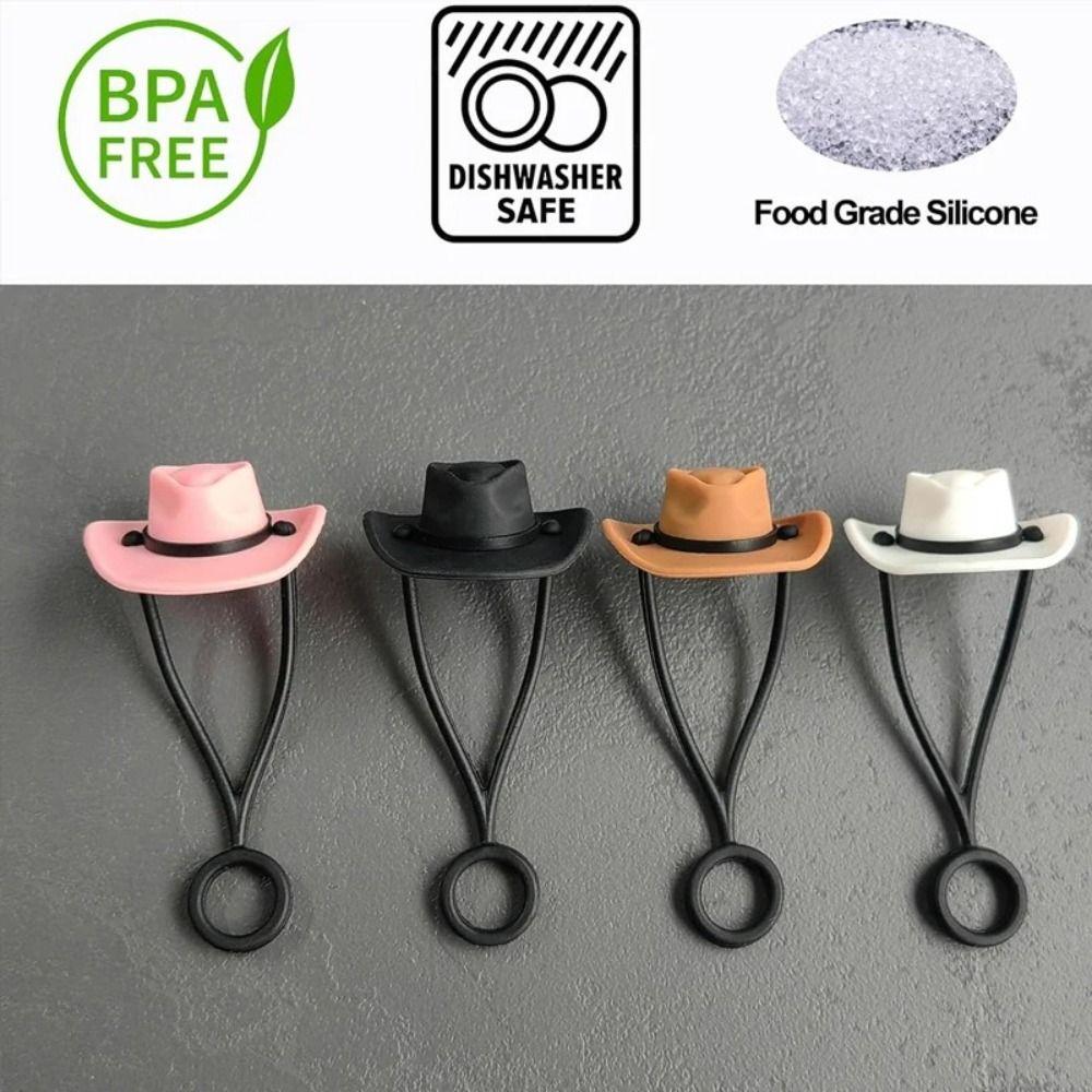 1/4Pcs Airtight Straw Covers Cap Splash Proof Drinking Straw Tips Lids for Stanley Cup 30 40 oz Bar