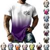 Camiseta de Manga Corta para Hombre Estilo Hawaiano Básica Tejido Refrigerante Protección Solar UPF50 Plus Transpirable Corte Holgado Verano Exterior Casual