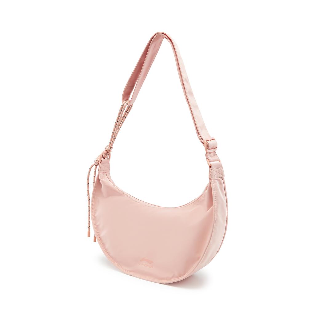 New LiNing Sports Life Collection Polyamide Dumpling Bag, Crossbody Bag, Shoulder Bag Unisex Cherry Blossom Pink ABDU165-5