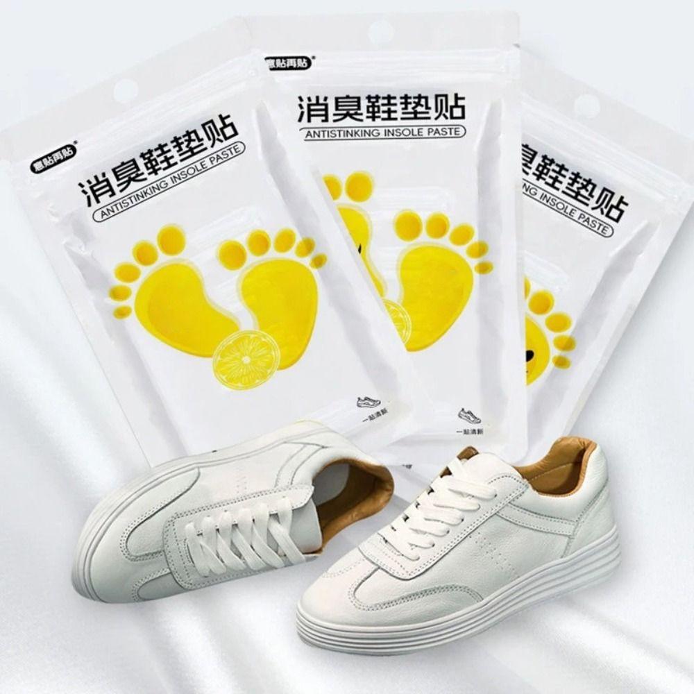 10PCS Fresh Fruity Aroma Shoes Deodorant Sticker Foot Soothing Insole Stickers  for Women Men