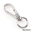 3/10 pcs Swivel Lobster Clasp Hooks Keychain Split Key Ring Connector for Bag Belt Dog Chains DIY Jewelry Making Findings