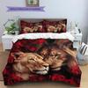 Cartoon Pattern Bedding Quilt Set Quilt Cover Pillowcase Home Decoration Birthday Gift (1 * Duvet Cover + 2 * Pillowcase, Without Core)