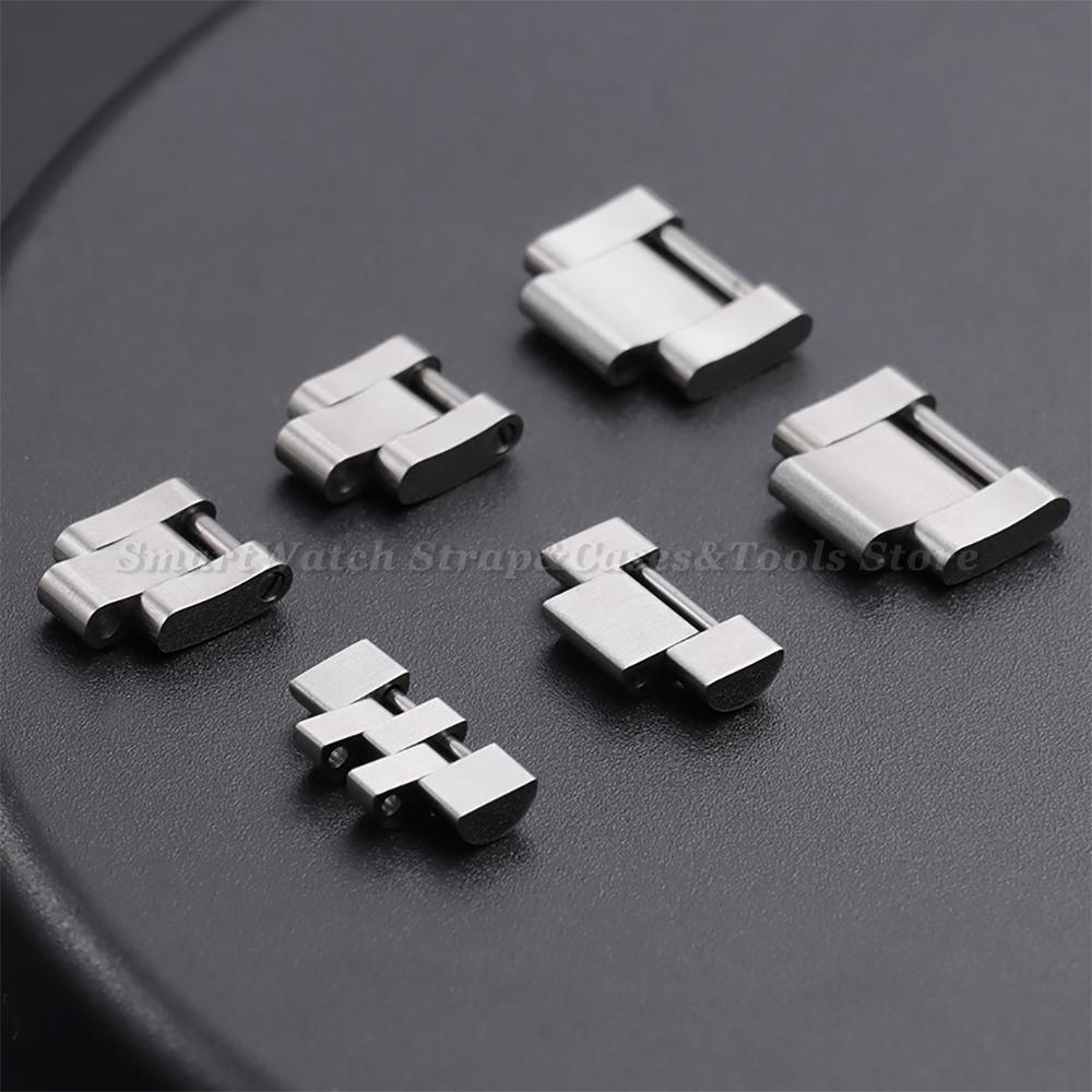 Steel Extension Link for Rolex Metal Band Extension for Oyster for Jubilee Watch Strap 16*8mm/16*9mm Watchband Parts Accessories