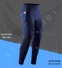 Men's High-Waisted Summer Yoga Compression Pants: Elastic Fitness and Sports Base Layer
