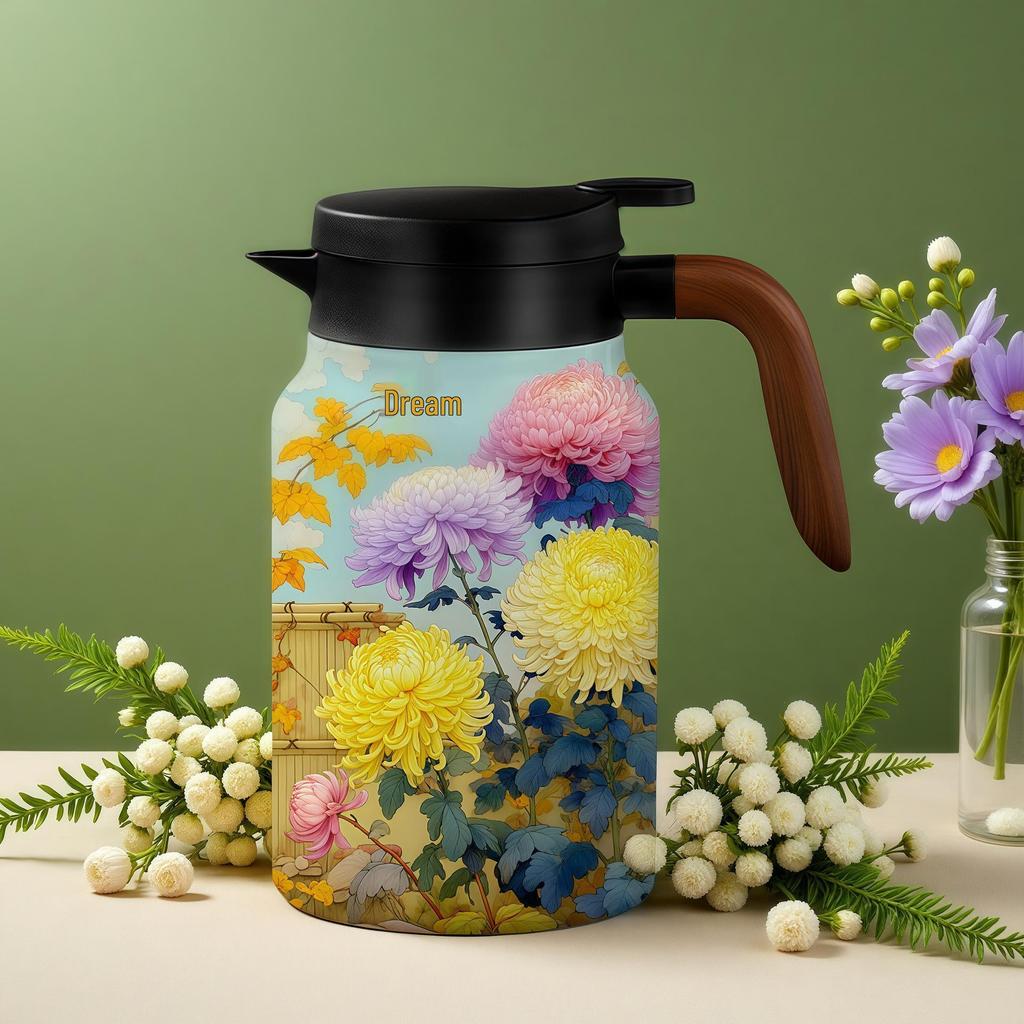 316 Stainless Steel Insulated Stewing Teapot Gift Set with Tea-Water Separation