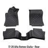 Anti-Slip TPE Floor Mats for 2017-2026 Alfa Romeo Giulia
