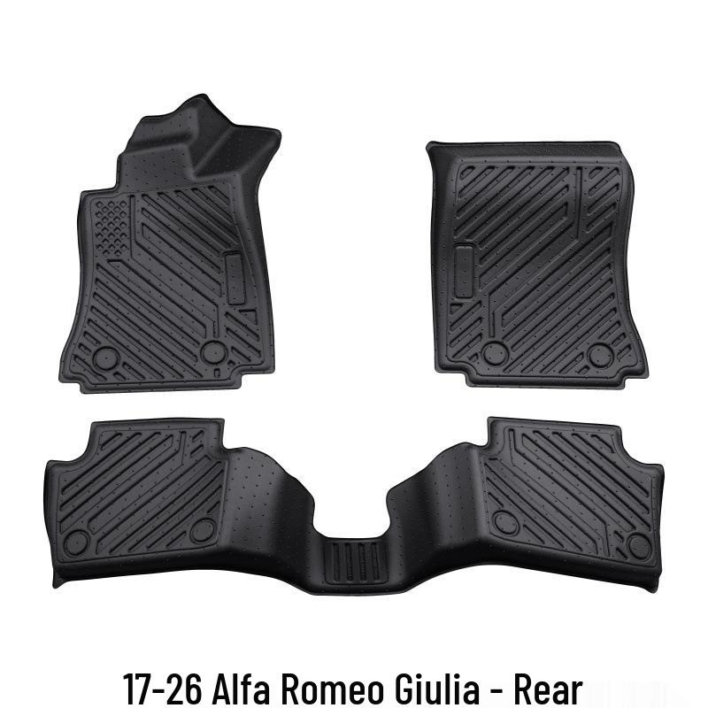 Anti-Slip TPE Floor Mats for 2017-2026 Alfa Romeo Giulia