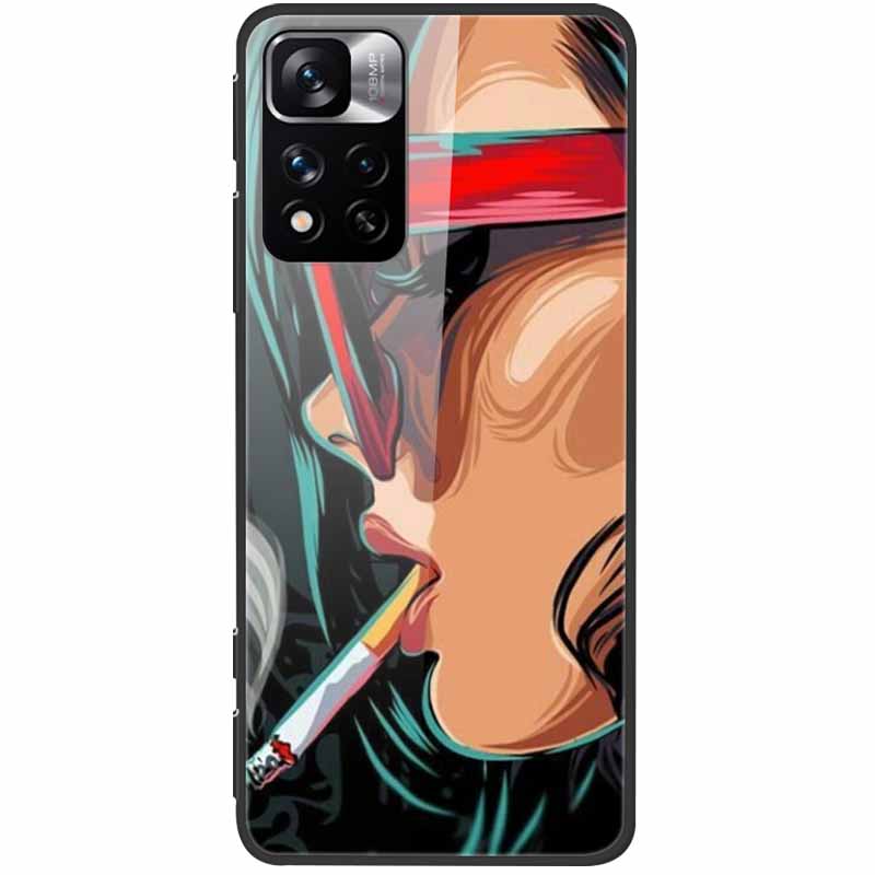 Tempered Glass Case For Xiaomi Redmi Note 11 Pro+ 5G Cover Hard Protective Funda for Redmi Note 11 Pro Plus 5G Soft Bumper 6.67