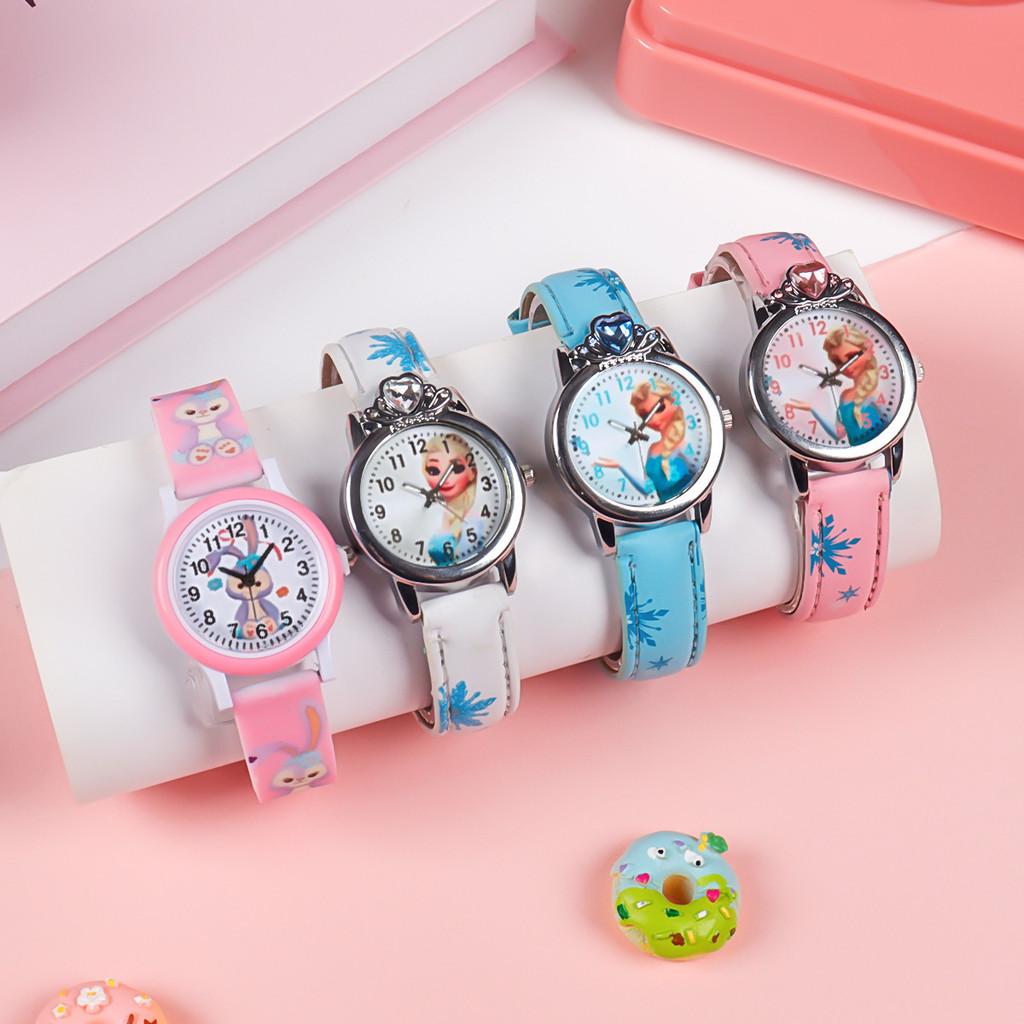 Frozen Ice Queen Kids Watch With Quartz Movement Waterproof For Elementary Students
