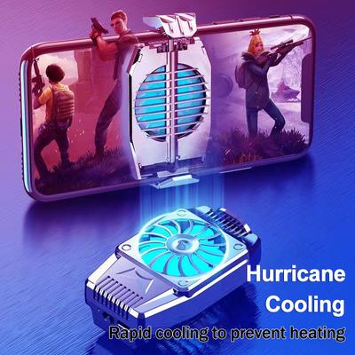 Tragbarer Mini-Kühler mit Rückclip für Mobiltelefone, luftgekühlter Lüfter für iPhone, iOS, Android, Gaming-Zubehör, PUBG-Spielkühler