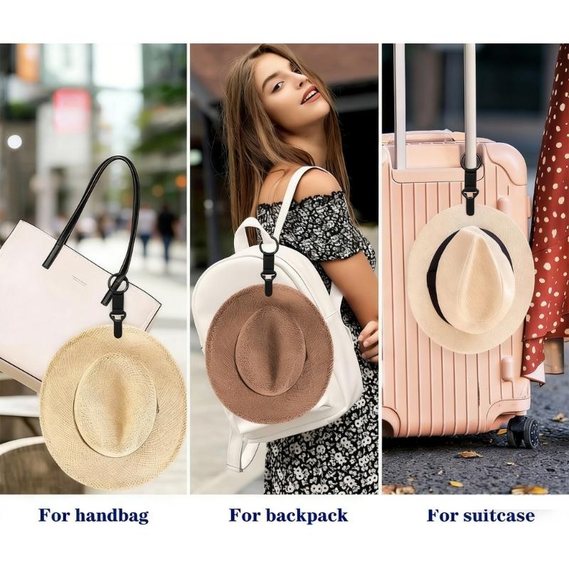 Hat Clip for Travel on Bag Vacation Beach Cruise Essential Accessory for Travel Handbag Backpack Luggage