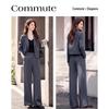 Elegant Notch Lapel Two-Piece Commuter Suit