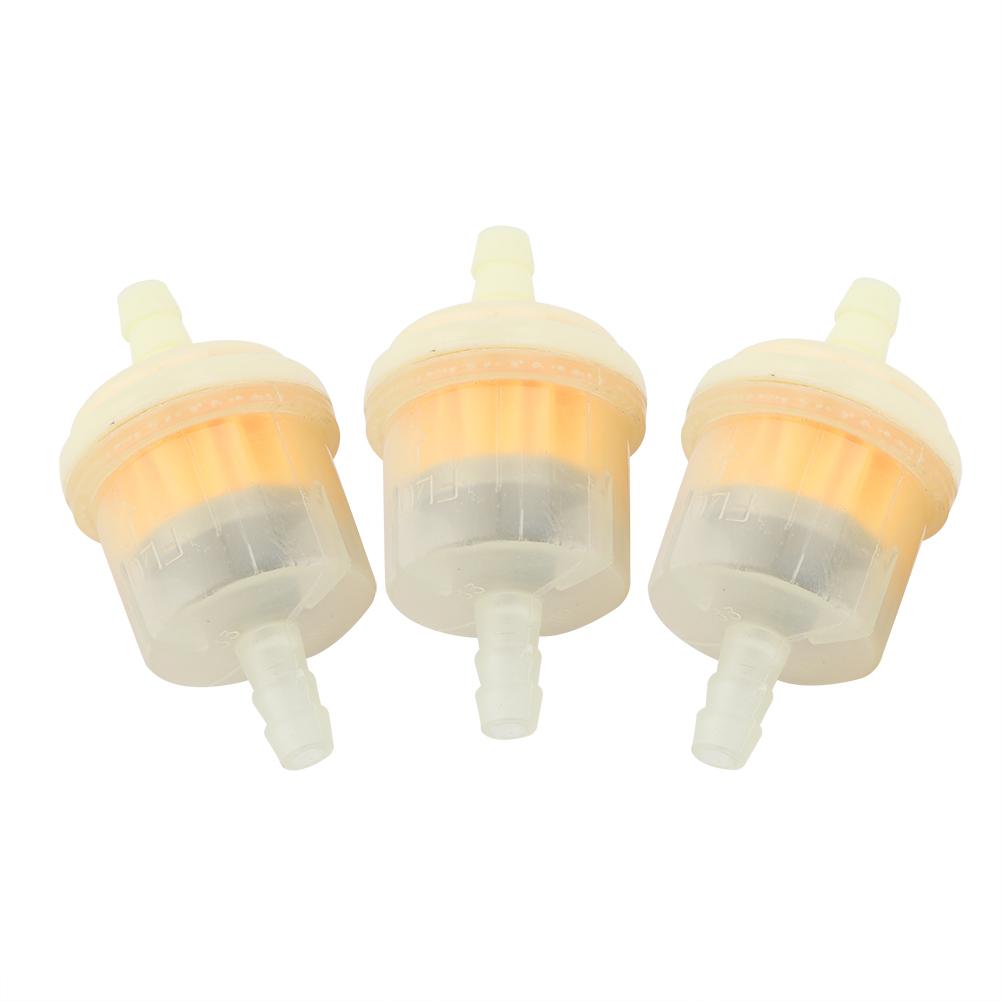 Valvola di arresto, Valvola di arresto carburante con set di fascette filtranti, Installazione facile, per Tosaerba, Decespugliatore da giardino,