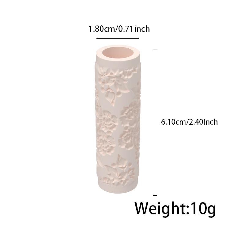 For Clay Crafting, Durable Plastic French Pattern Soft Pottery Earring Polymer Clay Texture Roller, Seamless Cutter Tool