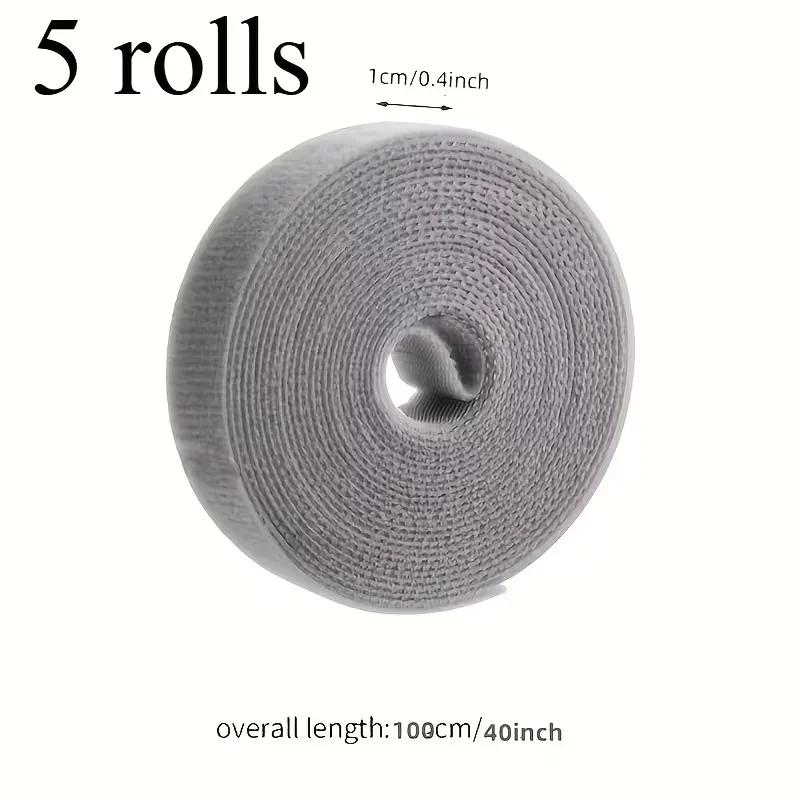 5/10 stuks 1M Kabelbinders Herbruikbaar Plakhaak Lus Sluitingen Nylon Band Organizer Verpakking DIY Opberg Organisatiegereedschap