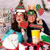45-teiliges Hässlicher Pullover Weihnachten & Neujahr Foto-Requisiten-Set für Partys
