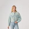 Levis Relaxed Short Casual Style Simple Design Street Fashion Denim Jacket Unisex Jackets 006EZ-0002
