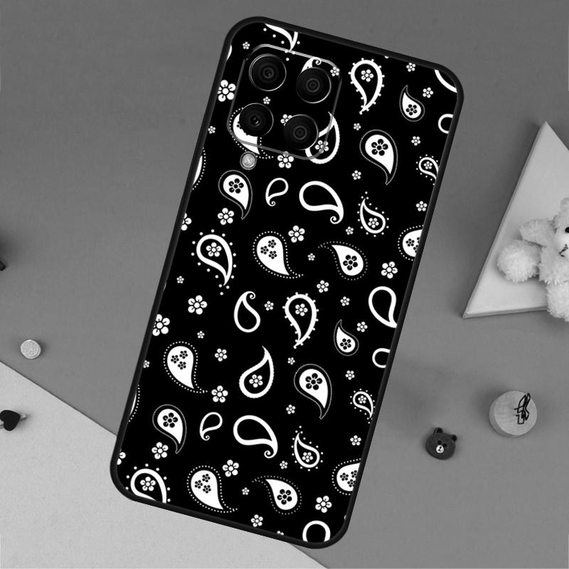 Paisley Bandana For Samsung Galaxy M11 M21 M31 M12 M13 M14 M15 M35 M34 M54 M33 M53 M32 M52 M06 M16 M55 Case