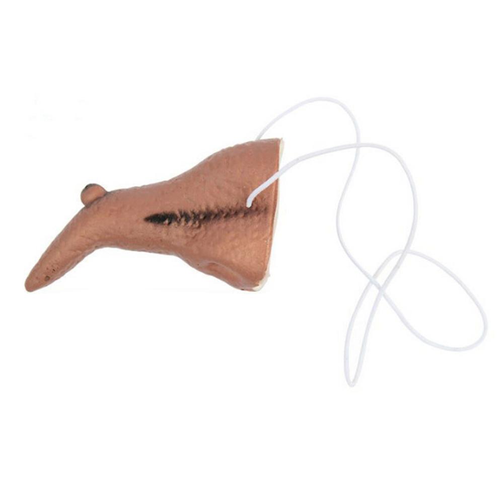 Halloween Prank Witch Nose Costume Prop Funny Scary Long Nose Trick Toy for Adults Kids Party Cosplay