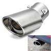1PC Universal Stainless Steel Exhaust Tip Decorative Muffler Tail Pipe, Clamp-On Car Exhaust Muffler Tip for Vehicle Modification