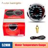 PSI Boost/PRM/Water Temp/Oil Temp/Oil Press/Voltage/Air Fuel Ratio/EGT 2"52mm Car Gauge 7Color LCD Digital Instrument Kit Holder