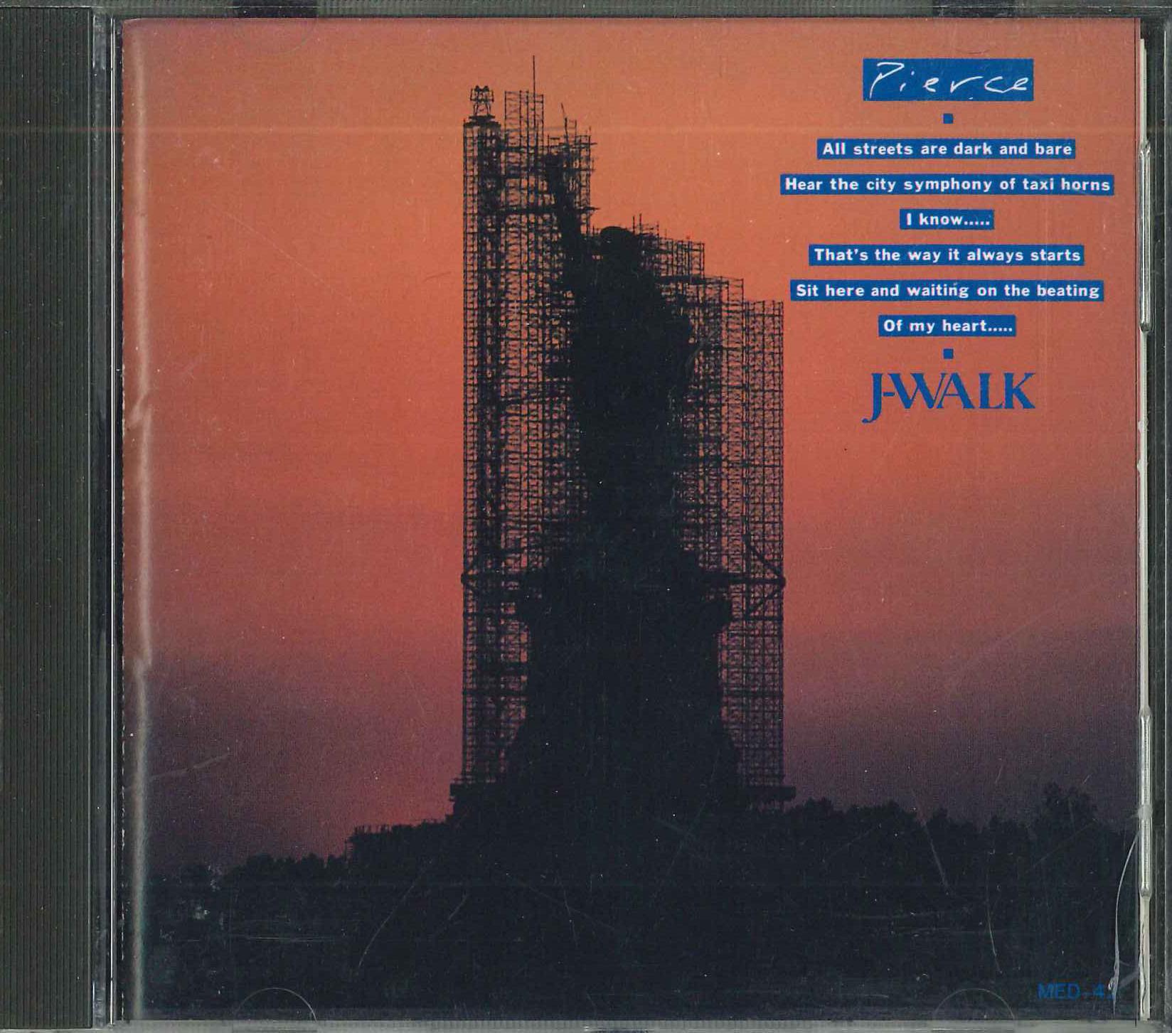 

CD JWALK PIERCE MED42PROMO Japan Japanese PopRock Used