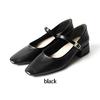 Rika Heel Strap Pumps A6127 Black LL