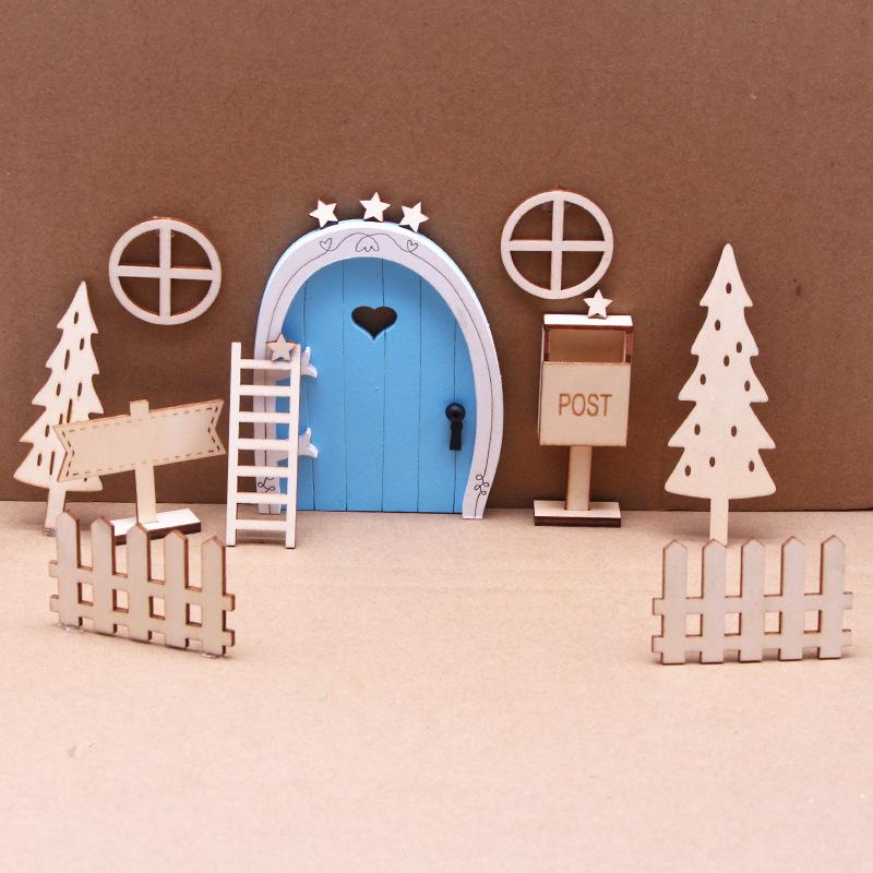 1:12 Christmas Miniature Fairy Gnome Set Home Dollhouse Furniture Accessories