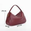 2025 Herbst/Winter High-End Echte Leder Brotdose Umhänge- und Handtasche für Damen