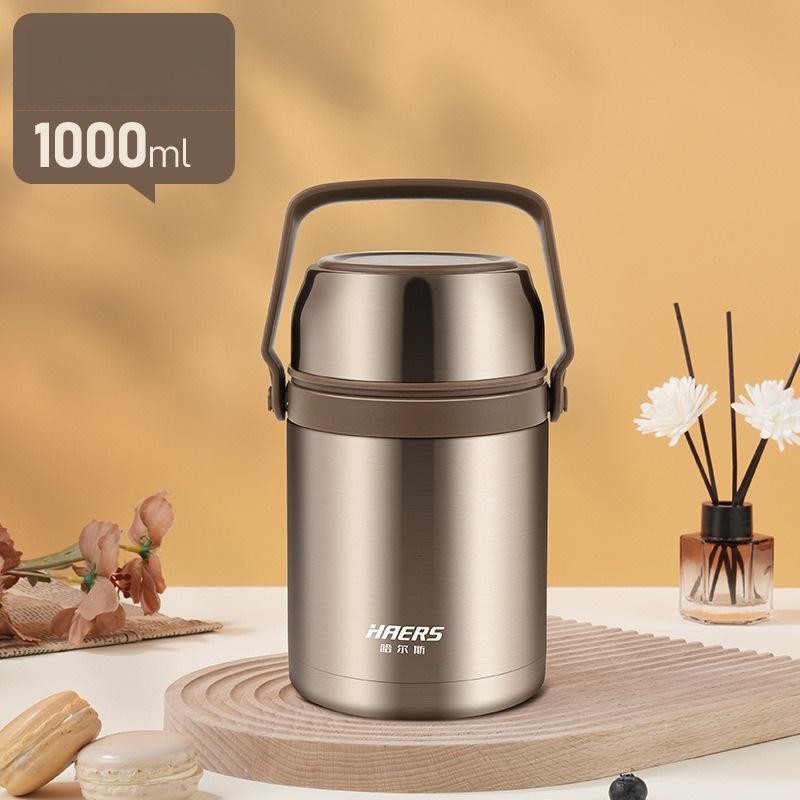 HAERS 1L Insulated Food Jar 304
