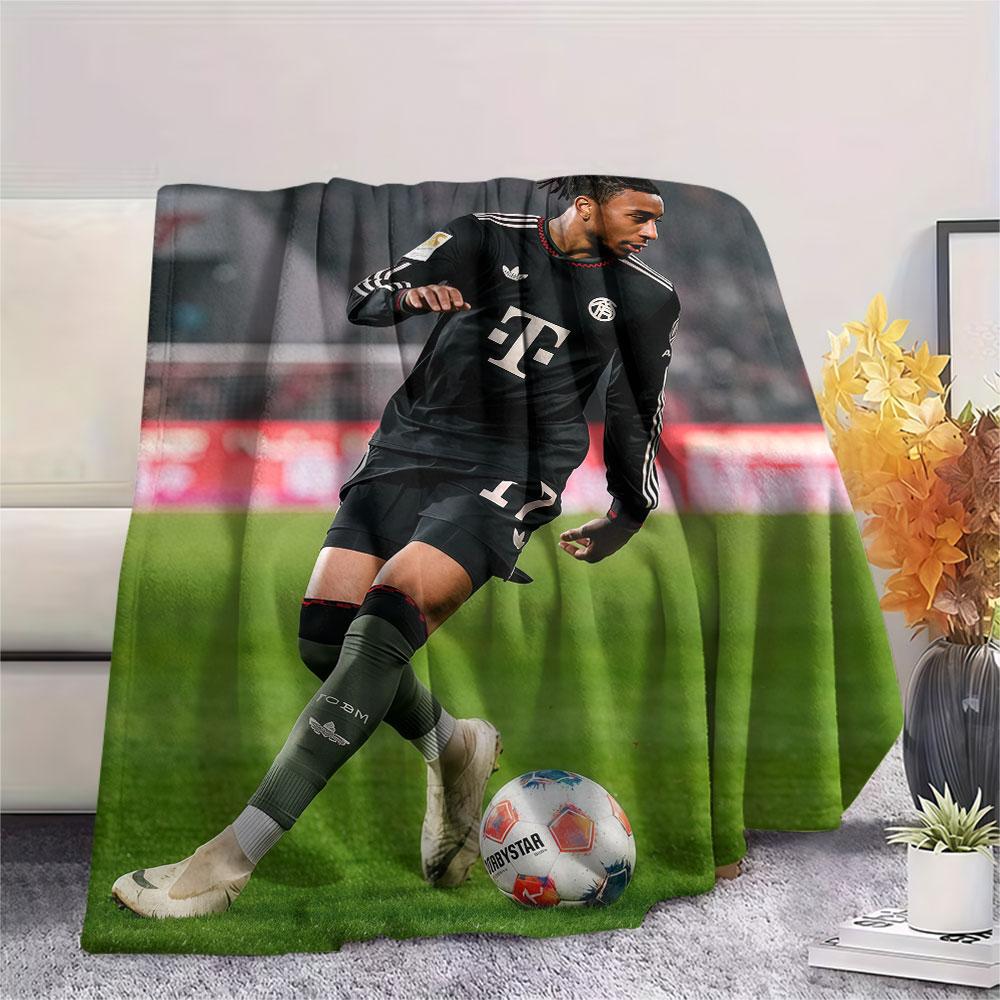 Michael Olise Printed Flannel Blanket, Soft Throw for Bedroom Sofa, Washable,soccer Fan Merchandise, Great Gift.