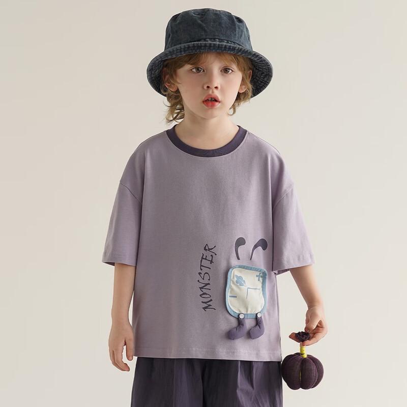 Boy s 7A Antibacterial Pure Cotton T-Shirt 100