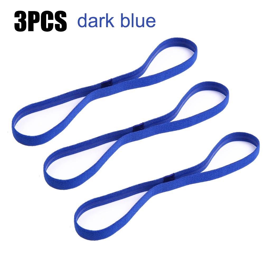12 Pcs Thin Elastic Headbands Non Slip Sport Sweatbands for Running Soccer Basketball Cycling Workouts Gym Tennis Hiking Volleyb