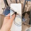 Anti-radiation Eyeglasses Fashion Oversize Square Big Frame Women Men Eye glasses