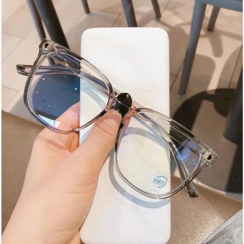 Anti-radiation Eyeglasses Fashion Oversize Square Big Frame Women Men Eye glasses