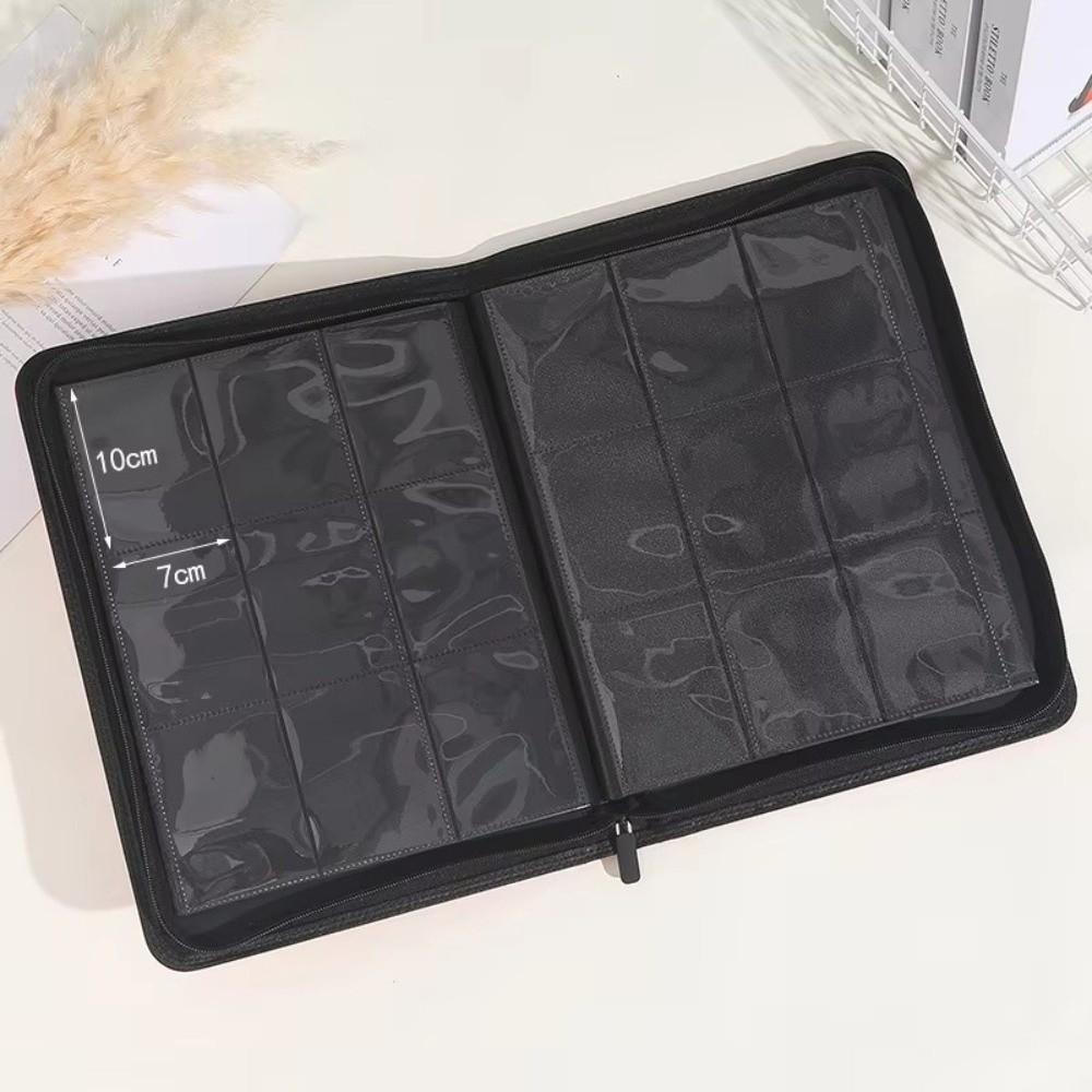 High Quality 9/12 Grids Collectible Card Album PU Leather Large-capacity Card Album Card Binder Home Storage