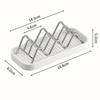 New Self Draining Stainless Steel Soap Rack Multifunctional with Tray Bathroom Storage Rack Multi-scene Soap Dish Bathroom Use