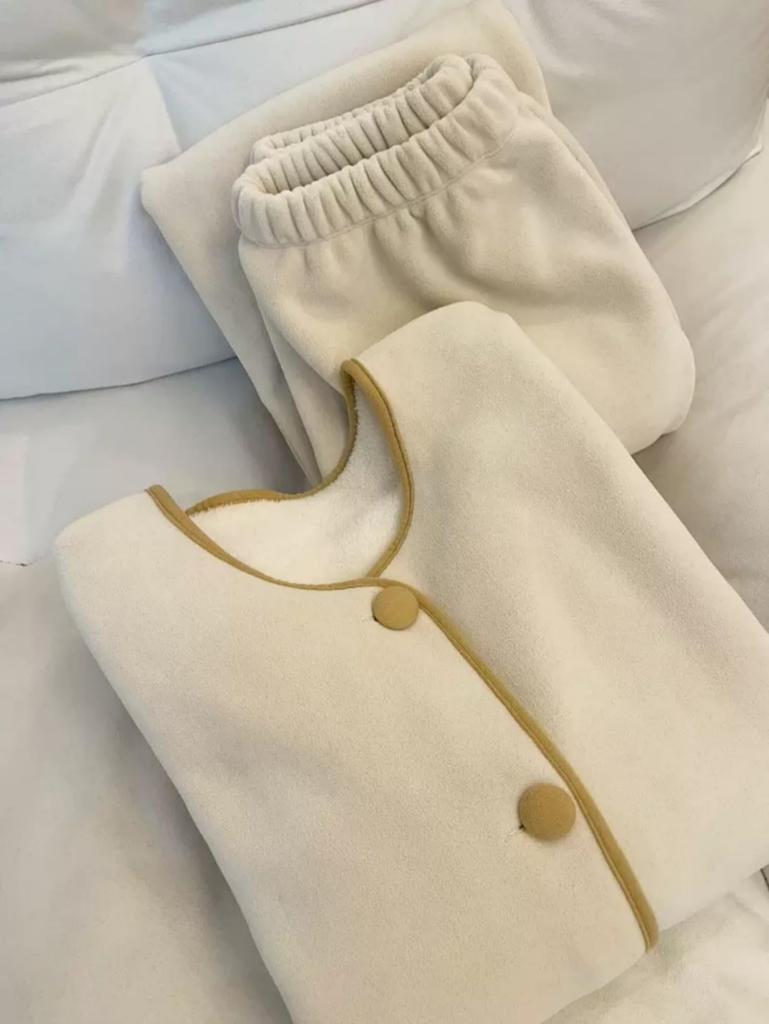 Pajama Wearable Long Gift [newsight] Women's Set, Fleece-Lined, Warm, Fall/Winter Loungewear, Open-Front, Flannel, Blanket, Sleeves, Anti-Static,