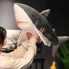 90cm Plush Giant Shark Toy Sea Fish Doll Animals Long Sleeping Pillow Cushion Stuffed Birthday Gifts For Boys Baby