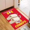 Kansas City Chiefs Football Rug Game Carpet, Floor Mat for Bedroom Living Room Entryway Rug, Home Decor Idea Gift for Christmas birthday