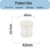Wireless Handheld Car Vacuum Cleaner Accessory Set with HEPA Filter Screen and Universal Filter Element