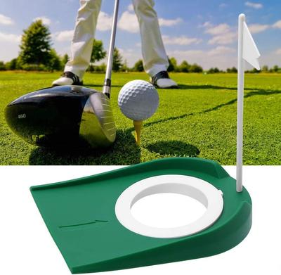 Golf Putting Cup with Flag Practice Training Equipment Golf Putting Hole for Kids Adults Office Garage Yard Indoor Outdoor