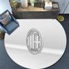 Associazione Calcio Milan2 Round Area Rug,Carpet Rug for Living Room Bedroom Sofa Playroom Decor,Non-slip Floor Mat
