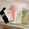 Socks Pure Cotton Stacking Socks Spring And Autumn Thin Boneless Confinement Socks Cotton Sweat-Absorbing Deodorant Medium Tube Socks Women
