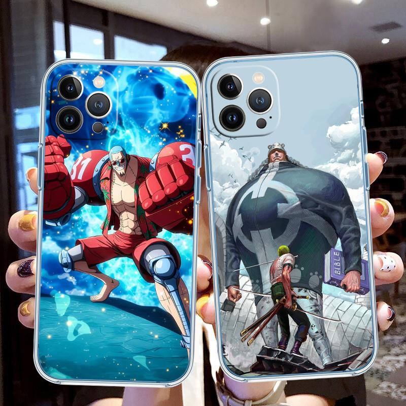 One Piece Cartoon Soft Shell Transparent Phone Case for Samsung Galaxy A04 A04S A14 A23 A34 A54 M23 M33 M52 M53