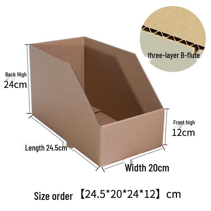 Five-Layer Super Hard Storage Organizer with Slanted Compartments for Warehouse or Supermarket