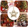 Christmas Tree Nativity Pendant Birth Of Jesus 2D Flat Hangable Christmas Acrylic Nativity Ornament For Mantel Windowsill Door