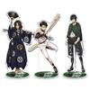 Attack On Titan Anime Acrylic Figure Stand Eren Rivaille Mikasa Model Desk Decor Collection Gift Toys